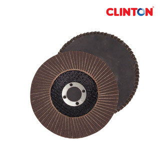 CLINTON กระดาษทรายซ้อน หลังอ่อน-หลังแข็ง ขนาด  4"X16mm