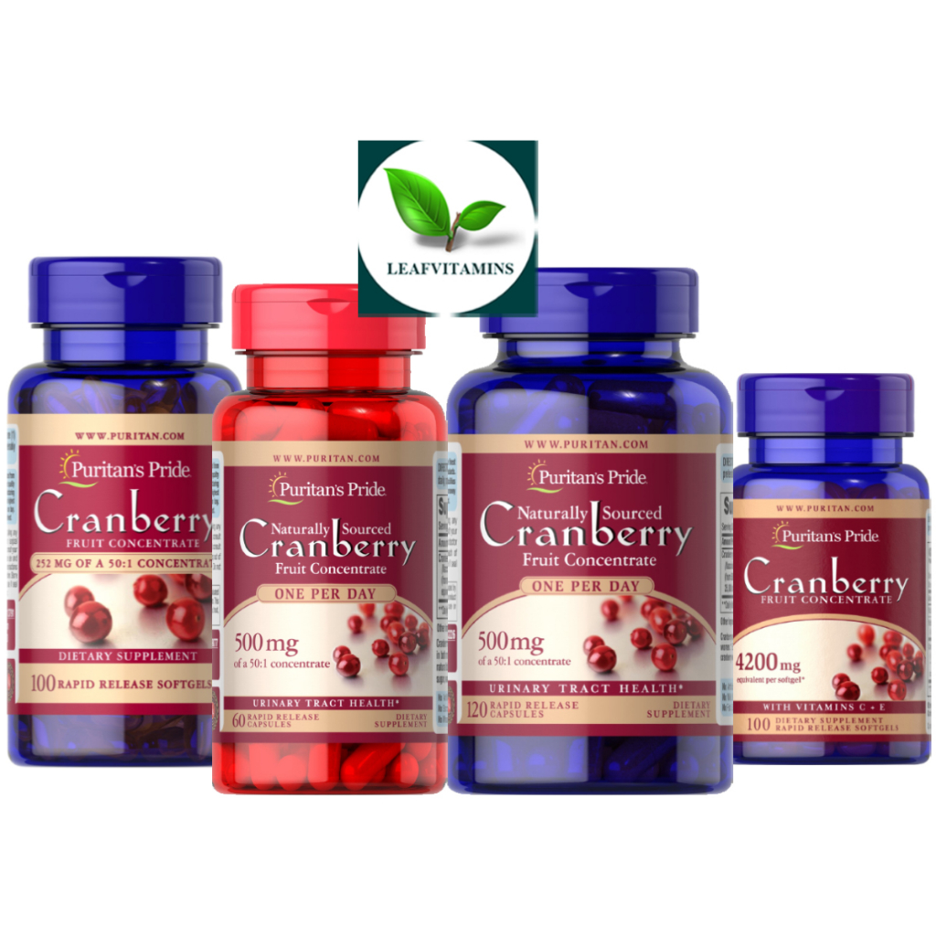 Puritan Pride Cranberry 4,200 mg , 12,600 mg , 25,000 mg