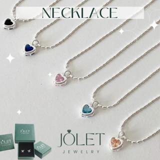 jolet สร้อยคอน่ารัก สร้อยคอแฟชั่น necklace ไม่ลอกไม่ดำส่ไปเที่ยวใส่อาบน้ำได้