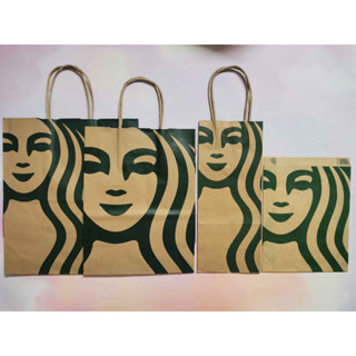 ถุงกระดาษสตาร์บัค (Starbucks) ขายเหมา 10 ใบ ของแท้จาก Shop Starbucks