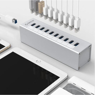 ORICO USB3.0 HUB A3H10-SV Aluminum Alloy 10 Port