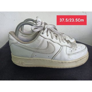 Ni_nี้ AF1 Size 37.5 ยาว 23.5 รองเท้ามือสอง ผู้หญิง ผู้ชาย ผ้าใบ แฟชั่น ทำงาน ลำลอง เดิน  เที่ยว วิ่ง ออกกำลังกาย