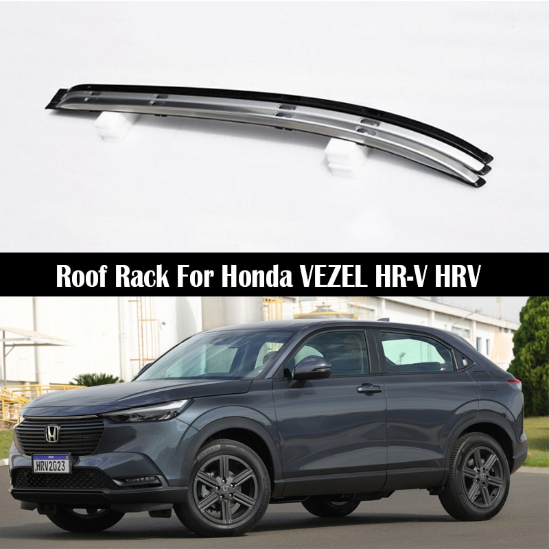 ราวแร็คหลังคาHRV 2023 แร็คหลังคารถยนต์ roof rack ตรงรุ่นไม่เจาะรถไม่ติดกาวแข็งแรงบรรทุกได้จริง