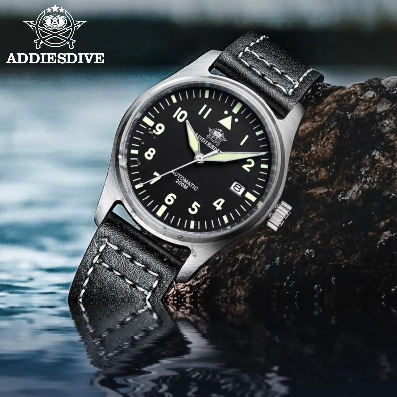[Pre-order][ออโต้] Addiesdive MY-H2 Pilot watch 39MM C3 AR Sapphire NH35A 200M