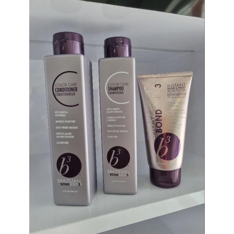 B3 Brazilian Bond Builder shampoo conditioner masque แชมพุ ครีมนวด ทรีตเม้นท์ บำรุงเส้นผมที่ผ่านการท