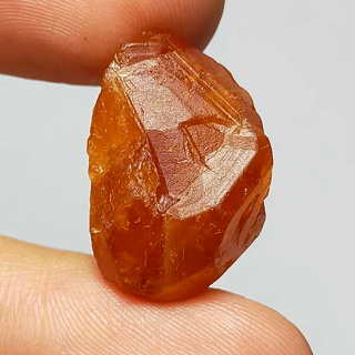 พลอย ก้อน โกเมน สเปสซาไทท์ สีส้ม การ์เน็ต ดิบ ธรรมชาติ แท้ ( Unheated Natural Spessartite Garnet ) หนัก 35.5 กะรัต