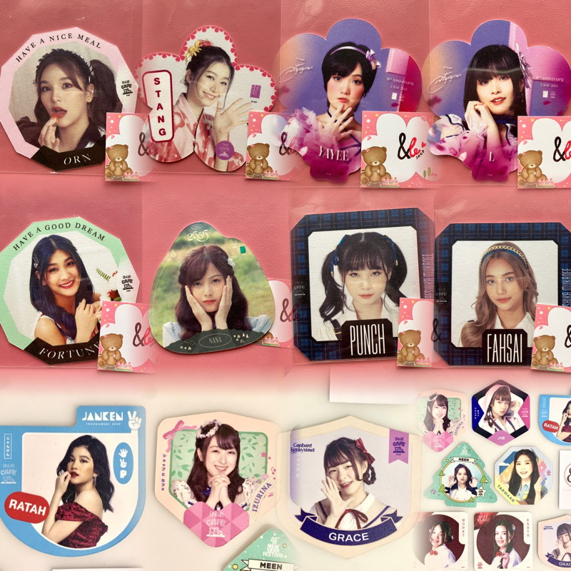 💖 BNK48 Cafe 🥤 ที่รองแก้ว