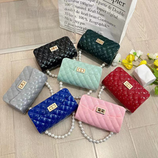 DD9202:กระเป๋า สะพายข้าง แฟชั่น Jelly bag