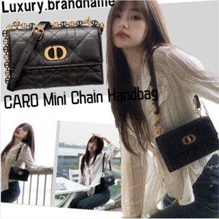 ดิออร์ Dior MISS CARO Mini Chain กระเป๋าถือ/กระเป๋าสุภาพสตรี