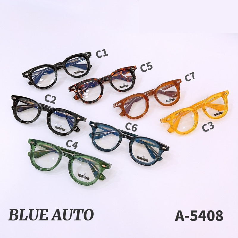 แว่นตากรอบแว่นตาcanaanรุ่นA-5408พร้อมเลนส์BlueAuto