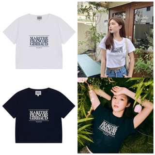 ✴️แท้ 💯% MARITHE W CLASSIC LOGO CROP TEE