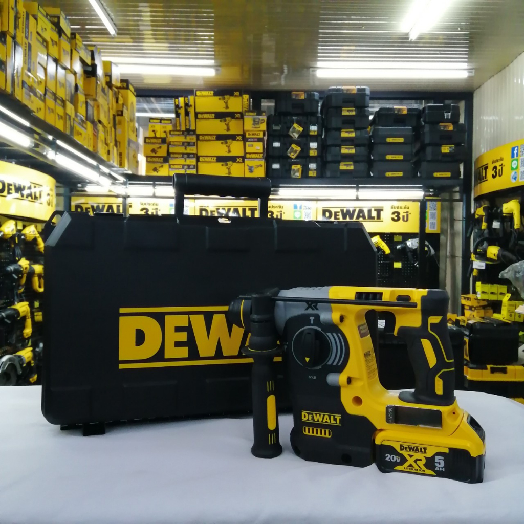 DEWALT ชุดสว่านโรตารี่ไร้สาย 18V. รุ่น DCH273P1T-B1