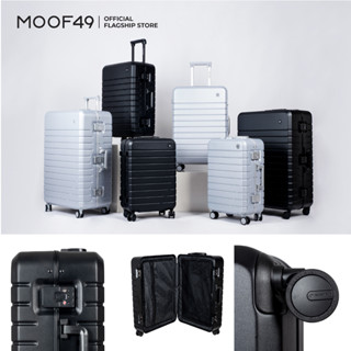 MOOF49 กระเป๋าเดินทางรุ่น AL Luggage ขนาด (20"/24"/28") โครงอลูมิเนียม วัสดุ PC100% อะไหล่คุณภาพสูง (รับประกัน 1 ปี)