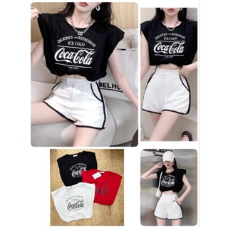 เสื้อยืด ผ้าคอตตอล100🔣 #อทอ44 📌ฟรีไซส์👉อก/เอว36-44"ยาว 24" 👉รายละเอียดอื่น เลื่อนดูใต้โพส🙂 (เลื่อนให้สุด)🙏
