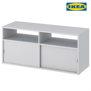 IKEA ตู้วางทีวี SPIKSMED สปีกสเมียด ตู้วางทีวี เทาอ่อน 97x32 ซม. อิเกียแท้ จัดส่งไว