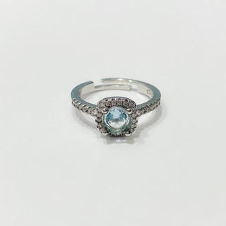 แหวนพลอยบลูโทปาสแท้(Blue Topaz) (BT1)