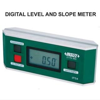 ระดับน้ำดิจิตอล กันน้ำ IP54 Digital Level And Slope Meter INSIZE 2179-360 อินไซส์ ระดับน้ำ ดิจิตอล