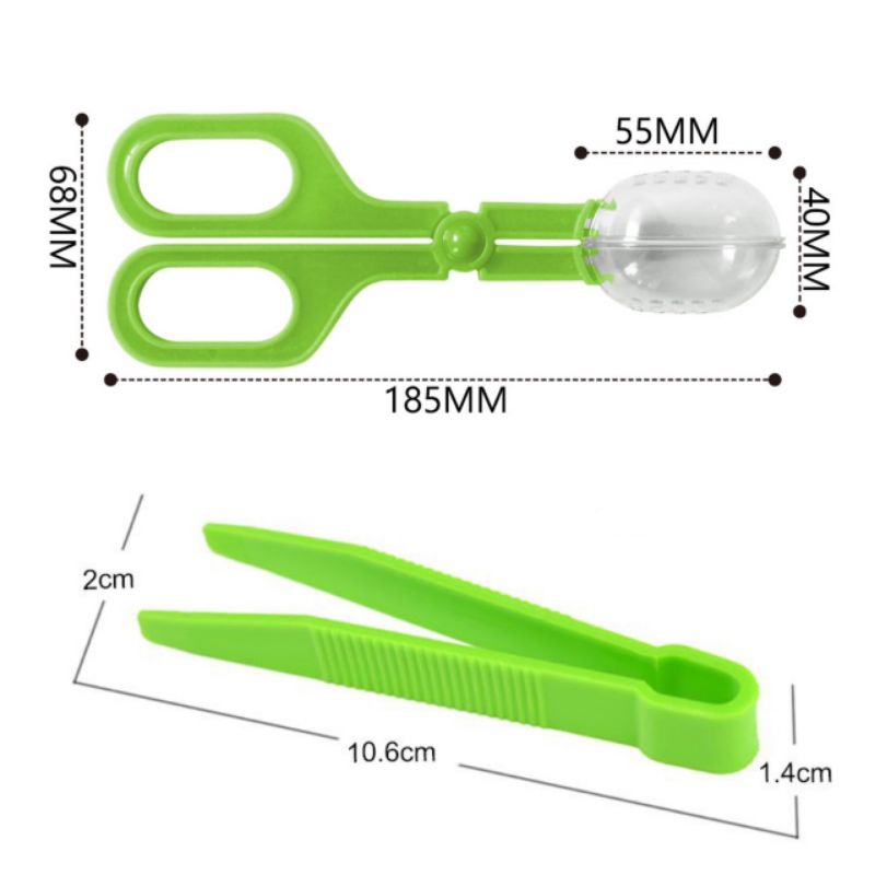 handy scooper & tweezerเซตกรรไกรหนีบ+ที่คีบ สำหรับเล่น sensory play montessori