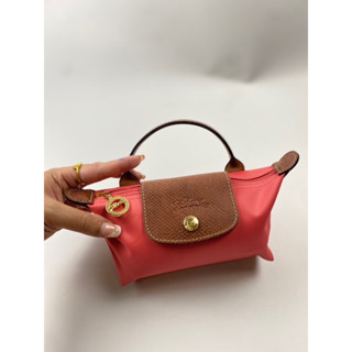 Longchamp Pouch Classic สีแดง ของแท้ 100% จากฝรั่งเศส