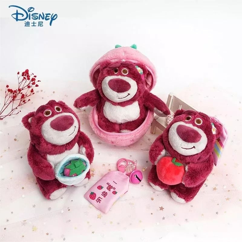 [พร้อมส่ง] เลือกตัวได้ ✅️ พวงกุญแจตุ๊กตา Lotso ลิขสิทธิ์แท้ Disney Pixar