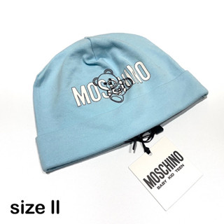 SALE!! MOSCHINO baby kids beanie ของขวัญเด็ก แรกเกิด หมวก มอสชิโน่ ของแท้  ของแท้ ส่งฟรี EMS ทั้งร้าน