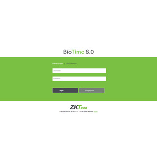 ZKTeco BioTime 8.0 Web-based Time and Attendance Management Software ซอฟต์แวร์จัดการเวลาและการเข้างานบนเว็บ