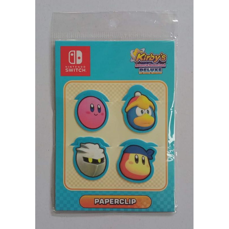 KIRBY'S RETURN TO DREAMLAND DELUXE Paperclips/Bookmarked (Official promo)