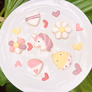 คุกกี้หน้าน้ำตาล (Royal Icing Cookies) กล่องละ 15 ชิ้น