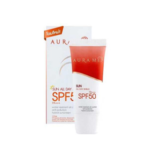 AURAME กันแดดออร่ามี AURAME SUN ALL DAY SHIELD CREAM CREAM  SPF 50 PA++