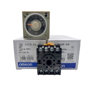 H3CR-A8 12VDC 24VDC 100-220VAC+แถมขาซ็อคเก็ต ได้ทั้งชุด