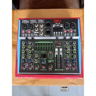 MIXER PROPLUS LX-6 เอฟเฟกแท้  USB บูธูท ใช้ไฟAC DC ได้