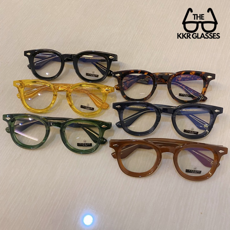 𝗖𝗮𝗻𝗮𝗮𝗻'แท้!𝟭𝟬𝟬% บลูออโต้(ออกแดดเปลี่ยนสี) A5408 Style Vintage ท่านชาย ท่านหญิง ใส่ได้ มีปลายทางขอบเต็ม เปลี่ยนเลนส์ได้