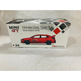 1:64 HONDA CIVIC TYPE R FK8 24 Alloy model car Metal toys for childen kids diecast gift