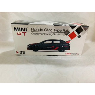 1/64 Honda Civic Type R (FK8) customer racing study left hand drive, black/red