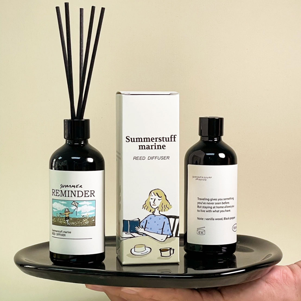 Summerstuff.marine - REED DIFFUSER (100 ml) - ก้านไม้หอมปรับอากาศ FG-RDG-001