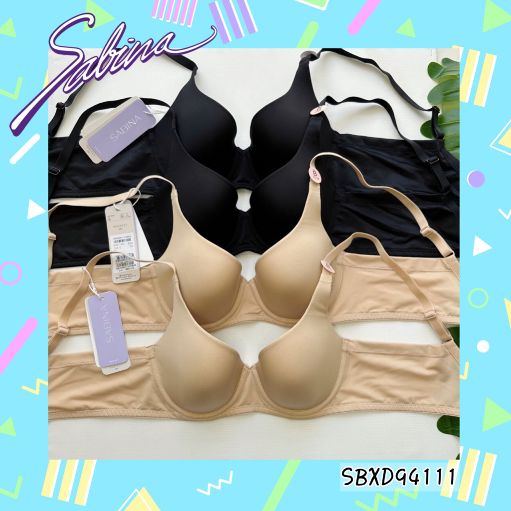 ￼Sabina เสื้อชั้นใน มีโครง รุ่น Perfect Bra รหัส SBXD94111CD สีเนื้อเข้ม SBXD94111BK สีดำ