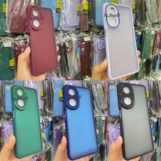 🇹🇭เคสขอบสีหลังขุ่นกล้องโครเมี่ยม‼️สำหรับรุ่น Redmi(เรดมี่/Xiaomi(เสี่ยวมี่) RedmiA2plus,Redmi9A,Redmi10(4g),Redmi12C