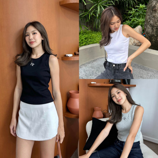 [ลดเหลือ 373.- กรอกโค้ด ARXBDG] NICHARISSHOP - เสื้อกล้ามคอยู เสื้อกล้ามทรงสวย รุ่น NCR Tank Top