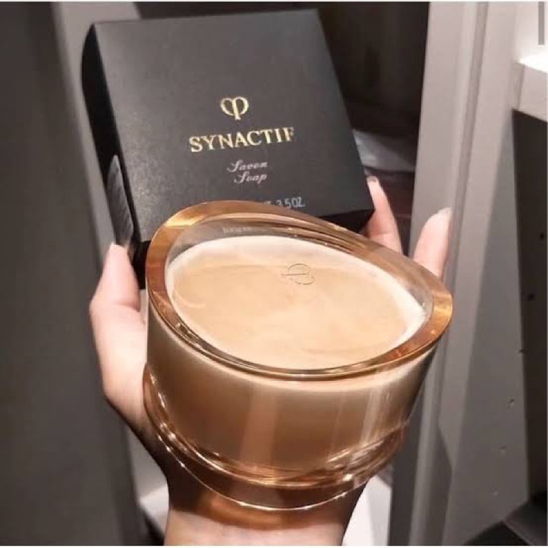 ( ผลิต 03/2024 สินค้าเคาเตอร์แท้ %) สบู่ LUXURY CLE DE PEAU BEAUTE SYNACTIF SAVON SOAP