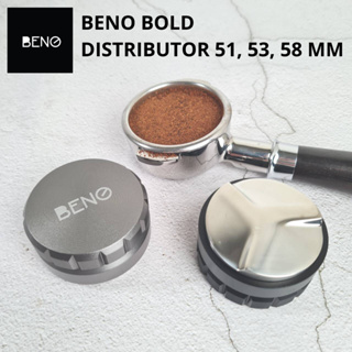 BENO BOLD Distributor ที่เกลี่ยผงกาแฟ ปรับระดับหน้ากาแฟบดให้เรียบ ปรับระดับความลึกได้สำหรับก้านชงเอสเปรสโซ่ขนาด 51 53 58