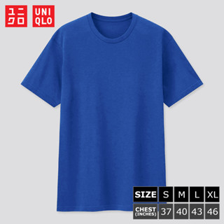 เสื้อยืดแขนสั้น Uniqlo Dry Color - 66 Blue