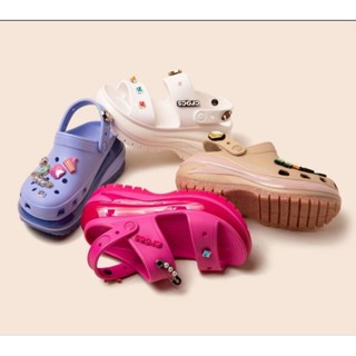 Crocs Lite Ride Clog รองเท้าแตะ แบบลำลอง มาใหม่สุดฮิต ใส่สบายมีน้ำหนักเบารุ่นใหม่ล่าสุดมีพื้สูงแบบใส่รับได้