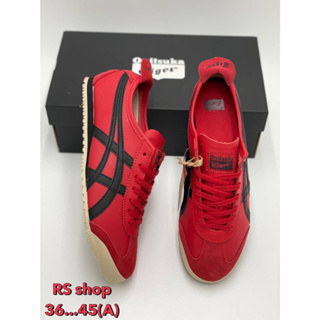 รองเท้าOnitsuka Tiger Mexico66 รองเท้าโอนิซึกะไทเกอร์ แบบหนัง✔แท้100% มี5สีให้เลือก【รูปถ่ายจากสินค้าจริง Size:37-45eu】