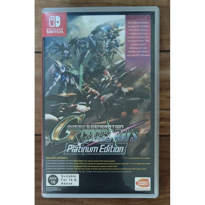 (ทักแชทรับโค๊ดส่วนลด)(มือ 2)Nintendo Switch : Sd Gundam G Generation Cross Rays Platinum Edition มือ