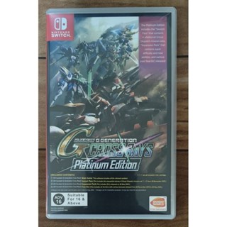 (มือ 1,2)Nintendo Switch : Sd Gundam G Generstion Cross Rays Platinum Edition