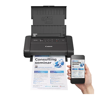 เครื่องพิมพ์ขนาดพกพา Printer Canon PIXMA TR160 Wi-Fi พร้อมแบตเตอรี่+หมึกแท้1ชุด+รับประกันศูนย์1ปี
