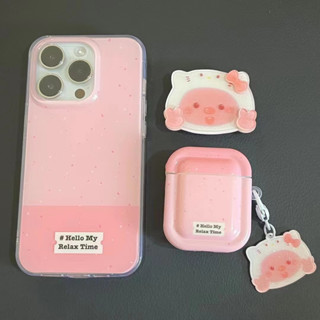 🎁ส่งของขวัญ🎁เคสไอโฟน 14 Pro Max 13 12 11 เคส for เคสไอโฟน11 น่ารัก griptok airpods 1 2 Pro gen3 การป้องกันการตก Case