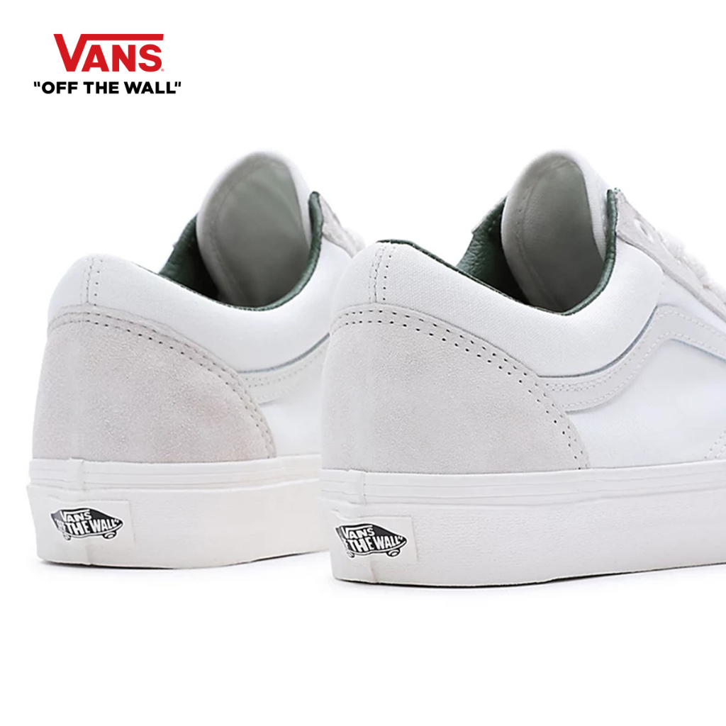 VANS OLD SKOOL - OVERSIZED LACE WHITE/GREEN รองเท้าผ้าใบ VANS ชาย หญิง