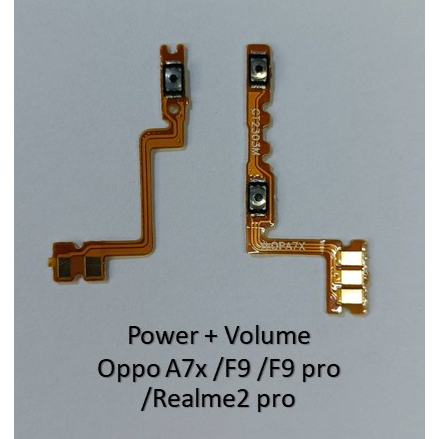 สายแพรสวิตช์ปิดเปิด power + Volume  Oppo  A7x / F9 / F9 Pro /Realme 2 Pro