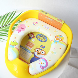 พร้อมส่ง Pororo ฝารองชักโครก สำหรับเด็ก